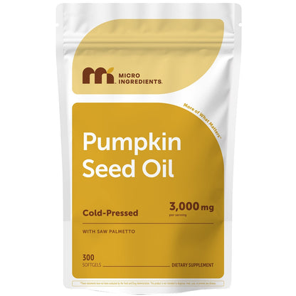 Micro Ingredients Pumpkin Seed Oil with Saw Palmetto Softgels